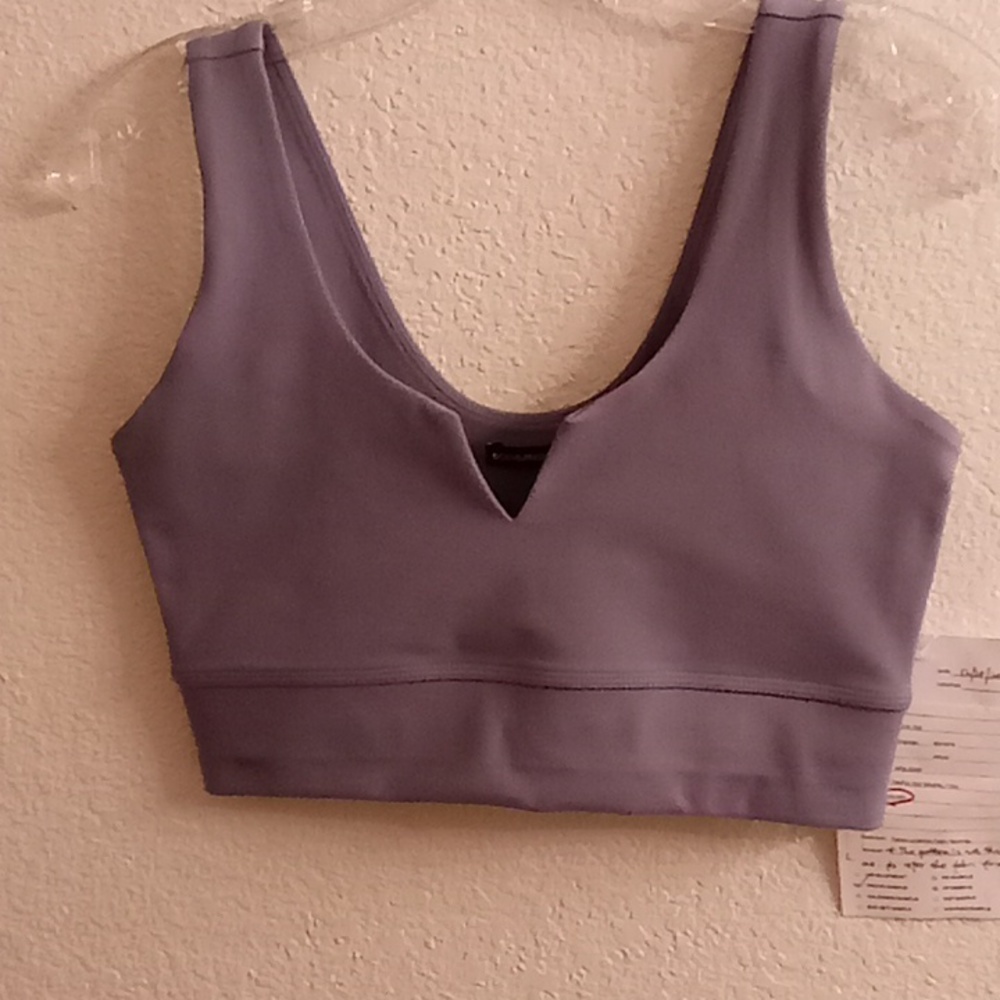 NEW BODY LANGUAGE ROYA Top Proto Sample Sz S Gray Color Sports Bra B16 X